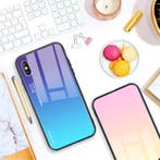 Xiaomi Redmi Note 9 Gradient Hoesje - TPU en 9H Glas -, Verzenden