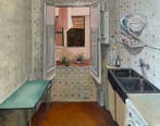 Jesús López - Cocina con ventana, Antiek en Kunst, Kunst | Schilderijen | Modern