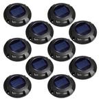 Buitenverlichting zonne-energie Set 10 stuks Solar Decklight, Verzenden
