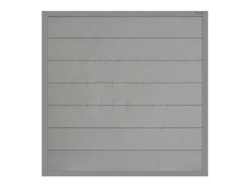Veiling - 4x Composiet scherm met vast frame 180x180cm grijs, Nieuw