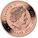 Niue. 1 Dollar 2021 17.5g $1 NZD Niue Silver Amethyst