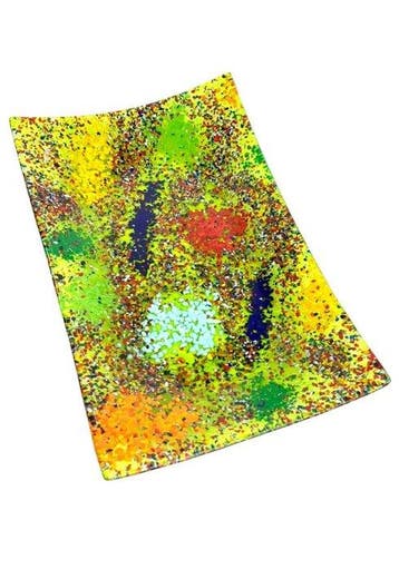 Schotel - Muranoglas - Piatto Verdino 33,5x21cm