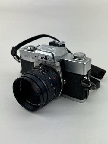 Minolta SRT 303b with MD Rokkor 50mm Lens Appareil photo, Audio, Tv en Foto, Nieuw