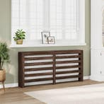 vidaXL Radiatorombouw 175x20x82 cm bewerkt hout bruin, Verzenden, Nieuw