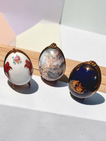 Œuf Fabergé - Modèle Fabergé - Porcelaine