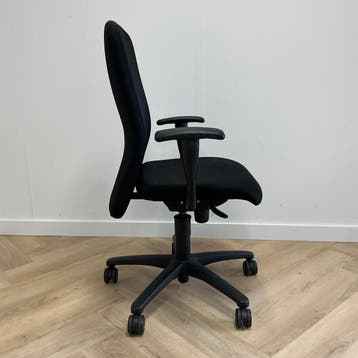 Euroseats ergonomische bureaustoel , zwart, Ergonomisch, Gebruikt, Zwart, Bureaustoel