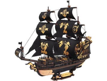 Veiling - ROKR Robotime Seahorse Barque MCB02 3D houten puzz, Nieuw