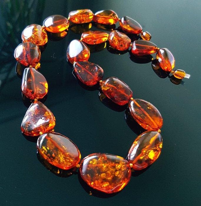 Amber Unieke zeldzame natuurlijke Baltische, Verzamelen, Mineralen en Fossielen