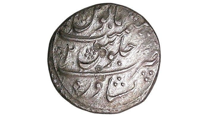 Afghanistan. Taimur Shah Durrani - KM-703. 1 Rupee 1774, Timbres & Monnaies, Monnaies | Asie