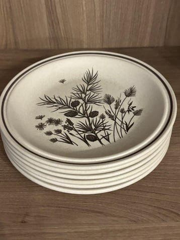 W.H. Grindley Co Ltd - Eetservies voor 6 (18) - Pinewood -