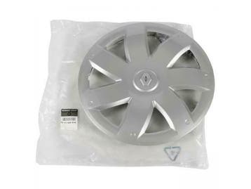 ORIGINAL Wielnaafafdekking Renault Wieldop ZILVER 15 inch (1, Ophalen of Verzenden, Nieuw