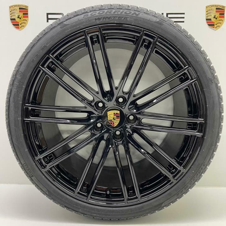 Porsche Cayenne ORIGINELE 22 Turbo IV met winterbanden NIEUW, Auto-onderdelen, Banden en Velgen, Overige maten, Winterbanden, 315 mm