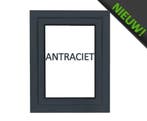 PVC/Kunststof Raam Kozijn Draaikiep/Kip antraciet houtnerf, 75 tot 150 cm, Kunststof, Raamkozijn, Nieuw