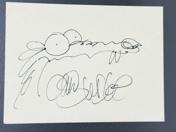 Chris Wedge – Originele handgetekende Scrat-tekening,, Cd's en Dvd's, Nieuw in verpakking