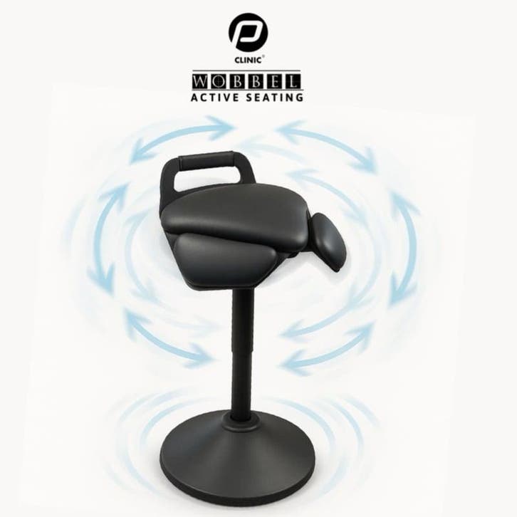 Wobbel Tabouret Active Seating Zwart - Ergonomische Wobbe..., Electroménager, Équipement de Soins personnels, Envoi