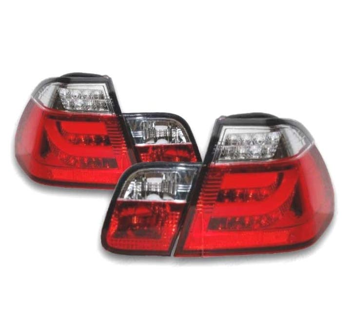 FEUX ARRIÈRE BMW E46 01-05 LED LOOK CELIS ROUGE CHROMÉ, Autos : Pièces & Accessoires, Éclairage, Envoi