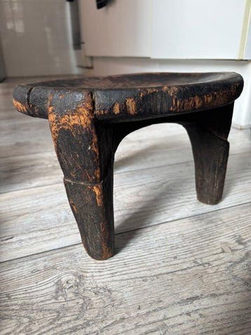 Tabouret (2) - Bois - Tabouret wahehe fabriqué à la main