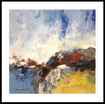 Dam Domido - Abstract panorama - H 100 x L 95 cm