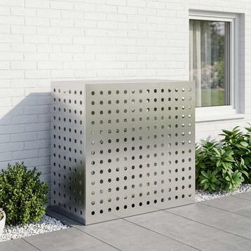 vidaXL Air Conditioner Hoes zilver 110 x 50 x 105 cm, Verzenden, Nieuw