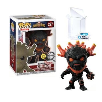 Funko Pop! Marvel  King groot #297 GITD Target, Verzenden