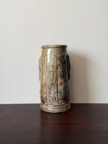 Vase - Céramique - Japon - Grès émaillé rustique (Sans prix