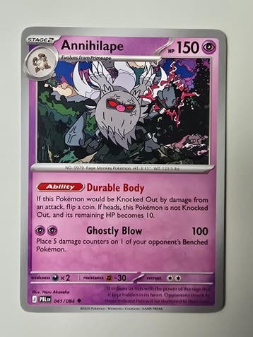 ANNIHILAPE (PITCH BLACK 041/084) (TRADING CARD), Gebruikt