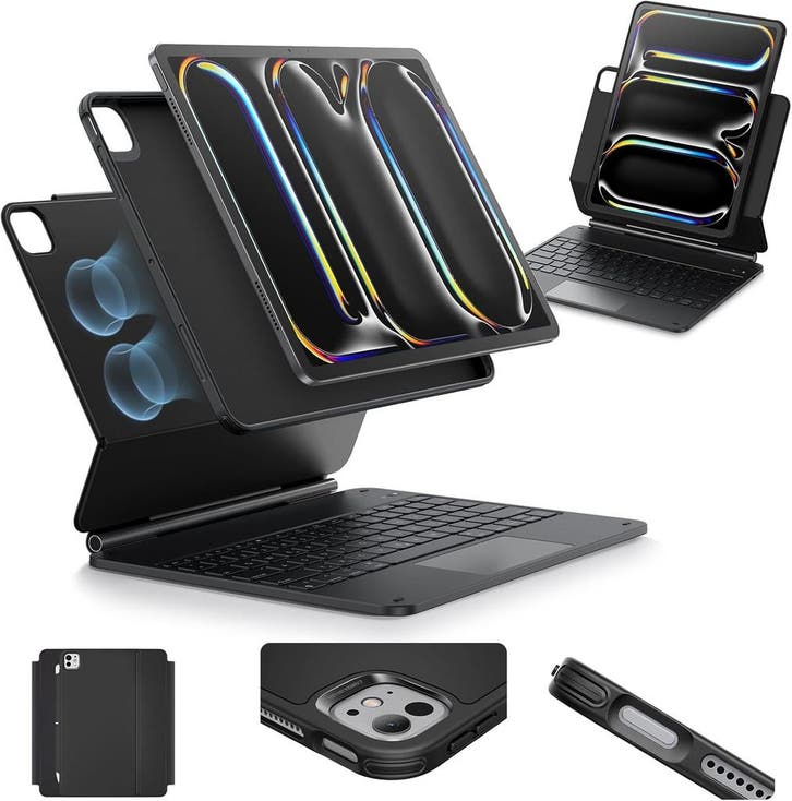 iPad Pro 13 M4 Toetsenbordhoes Retour Deal 41% KORTING!, Computers en Software, Apple iPads, 13 inch of meer, Grijs, Nieuw, Apple iPad Pro