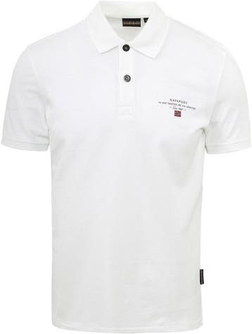 Napapijri Polo Elbas Wit maat Maat 48/50 (M) Heren, Kleding | Heren, Polo's, Wit, Nieuw, Napapijri, Verzenden