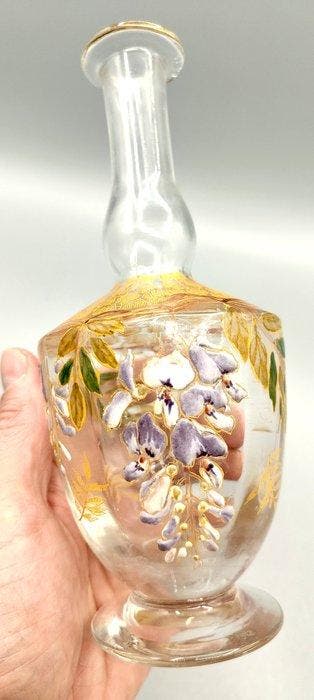 LEGRAS (1839-1916) - Vase - Vase à décor émaillé de, Antiek en Kunst