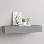 vidaXL Wandschap met lade 60x23,5x10 cm MDF grijs, Huis en Inrichting, Verzenden, Nieuw