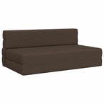 vidaXL Opvouwbare Sofa Bed Matras Taupe 152 x 86,5 x 60 cm, Verzenden, Nieuw