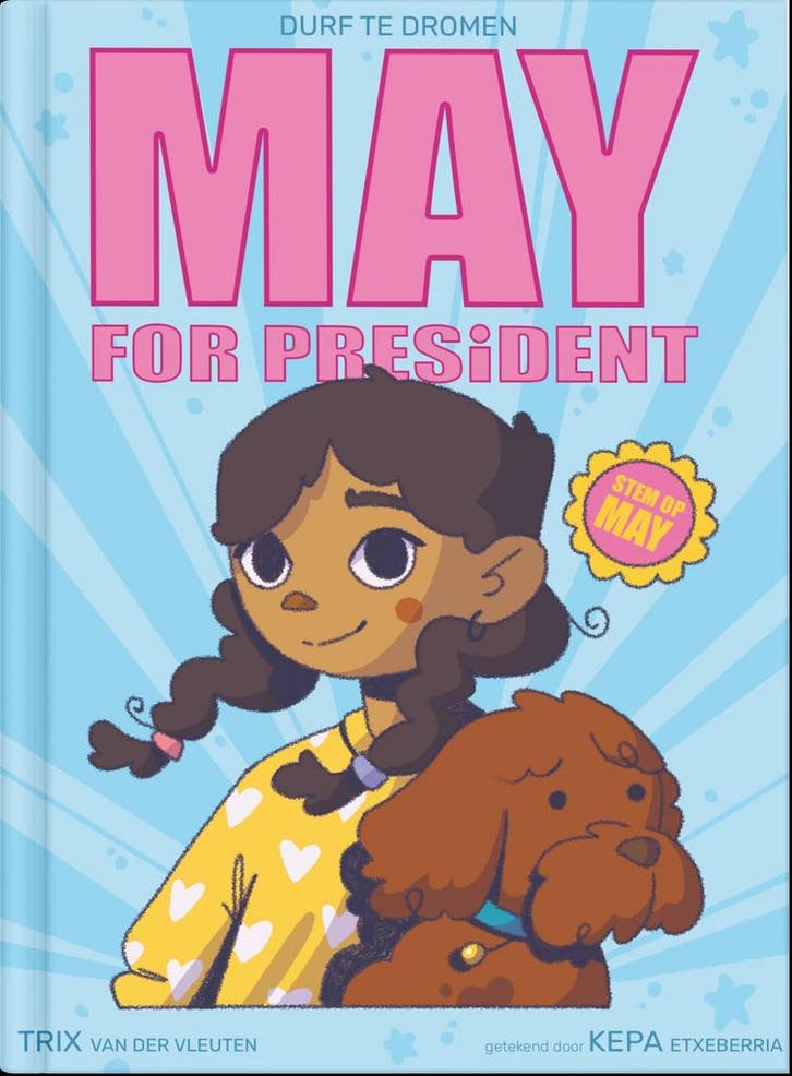 May for president 9789083446202 Trix van der Vleuten, Boeken, Kinderboeken | Jeugd | 13 jaar en ouder, Zo goed als nieuw, Verzenden
