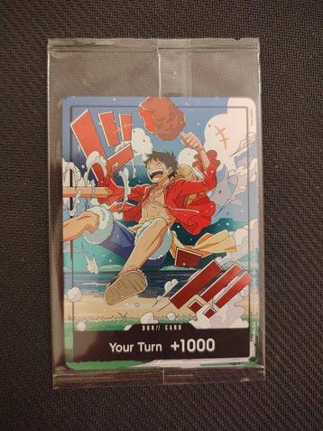 Bandai - 2 Verzegelde kaart - One Piece - Monkey D. Luffy, Nieuw