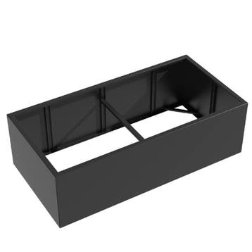 Aluminium plantenbak 200x100x60cm - Zonder bodem, 100 cm of meer, Nieuw, Metaal, 60 cm of meer