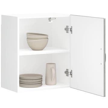vidaXL Keuken Wandkasten 2 stuks Lucca Grijs Sonoma, Huis en Inrichting, Verzenden, Nieuw