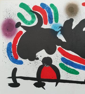 Joan Miro (1893-1983) - Litografia Original IV