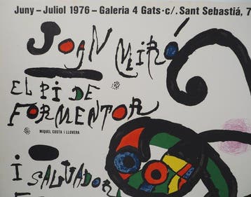 Joan Miro (1893-1983) - Lenvol de la danseuse