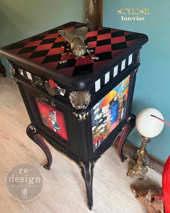 Stylish Interior - Commode - Bois - La porte vers le pays, Antiquités & Art, Curiosités & Brocante