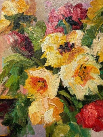 Mallet Edouard (XXéme Siècle ) - Le bouquet