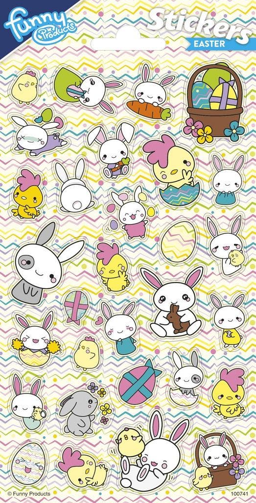 Pasen Stickers Glitter, Hobby en Vrije tijd, Feestartikelen, Nieuw, Verzenden