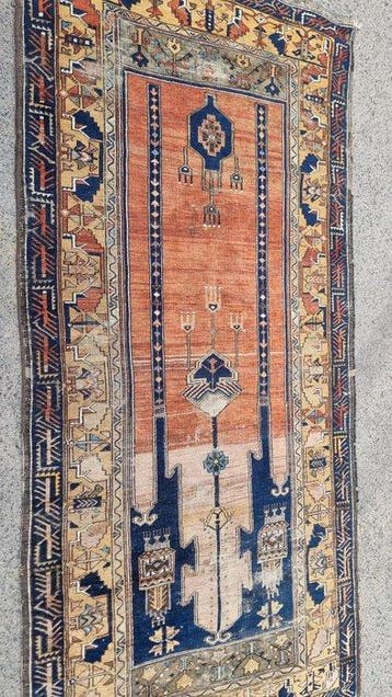 Tapijt - 242 cm - 113 cm - Antiek Anatolië, Nieuw