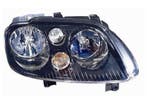 VW Caddy 2004-2010 Zwart Koplamp Rechts (Volkswagen), Verzenden, Nieuw, Volkswagen