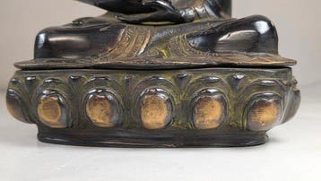 mooi beeld Boeddha - Bronze - Népal (Sans prix de réserve)