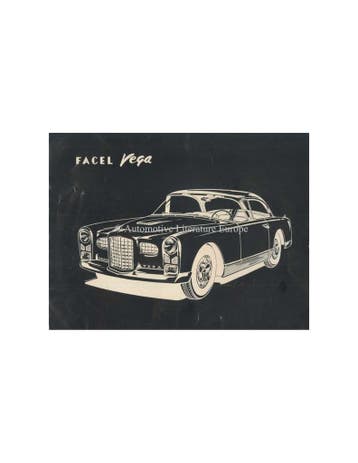 1956 FACEL VEGA FV2B PROSPEKT FRANS ENGELS, Nieuw