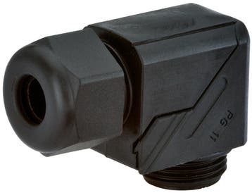 Hsk W M16x1.5 Hoekige Kabeldoorvoer Zwart Pa - 1313160150, Verzenden, Nieuw