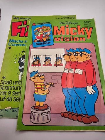 Micky Maus, Micky Vision - Micky Maus - 11 Comic - 1997/2000, Nieuw