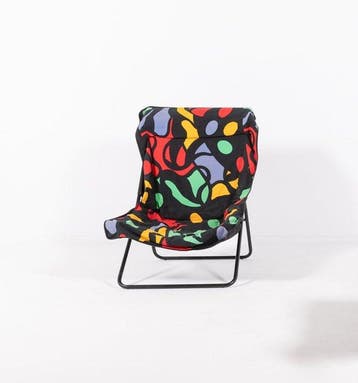 IKEA - Chaise - LYA - Acier, Coton, Toile