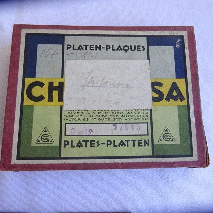 unbekannt - 33 Glasplatten, Glasnegative, Negative auf Glas, TV, Hi-fi & Vidéo, Appareils photo analogiques
