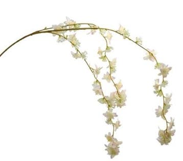 Bloesem tak kersenbloesem cherry blossom spray ivory light, Huis en Inrichting, Nieuw
