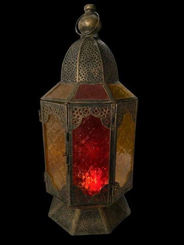 Lanterne - Métal, plexiglas - Lanterne marocaine en métal au